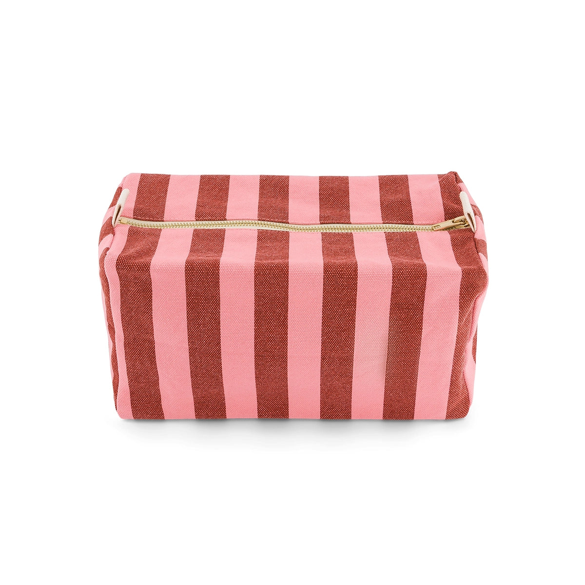 Trousse de toilette - Vic Rayures Brick / Pink