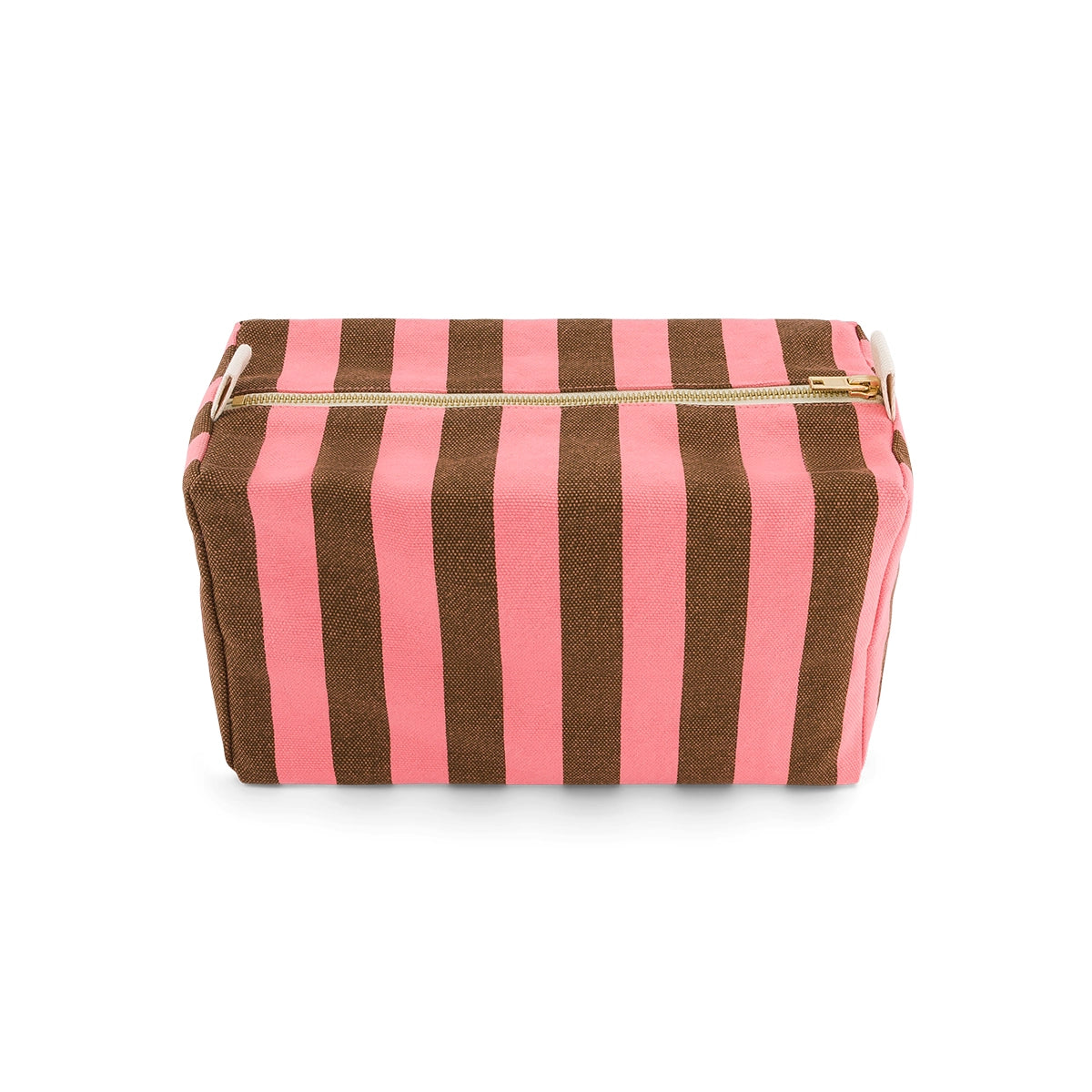 Trousse de toilette - Vic Rayures Funky pink / Olive