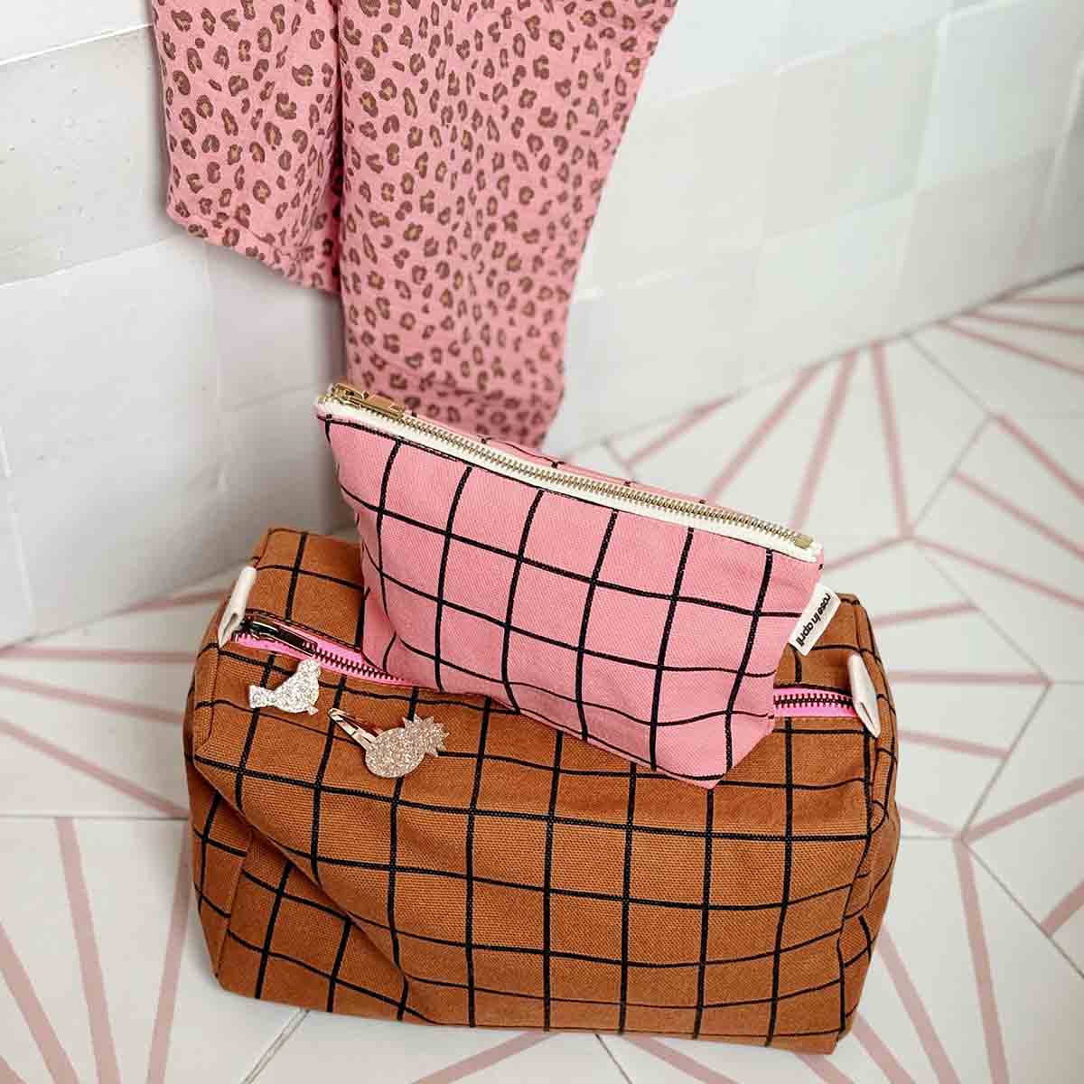 Trousse - Sofia Carreaux Funky pink