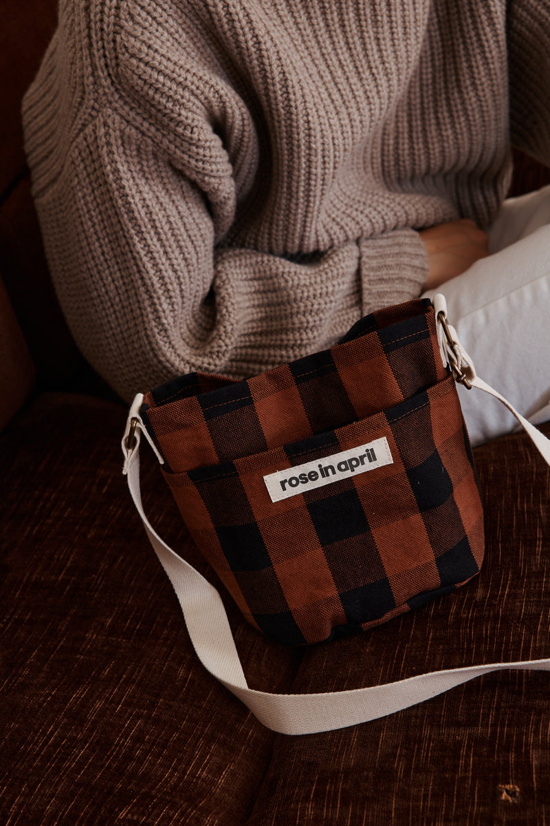 Mini bag - Zazou Big vichy Ginger