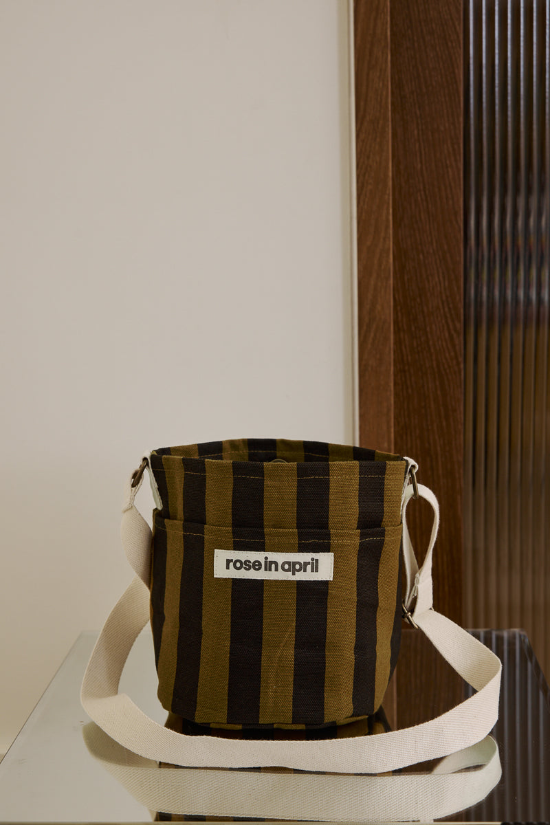 Sac seau - Zazou Rayures Cumin