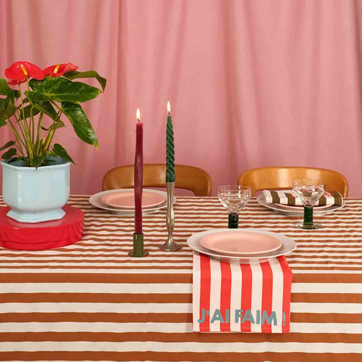 Nappe - Zoe Rayures Pecan