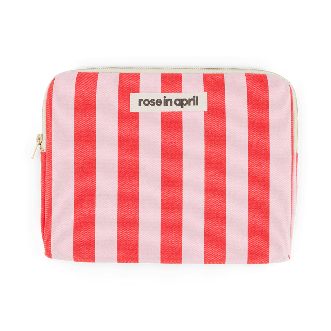 iPad sleeve - Anouk Candy pink / Red Stripes