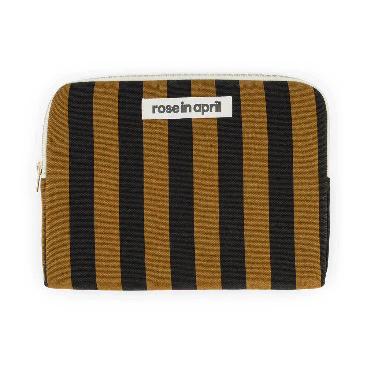 iPad sleeve - Anouk Cumin / Black Stripes