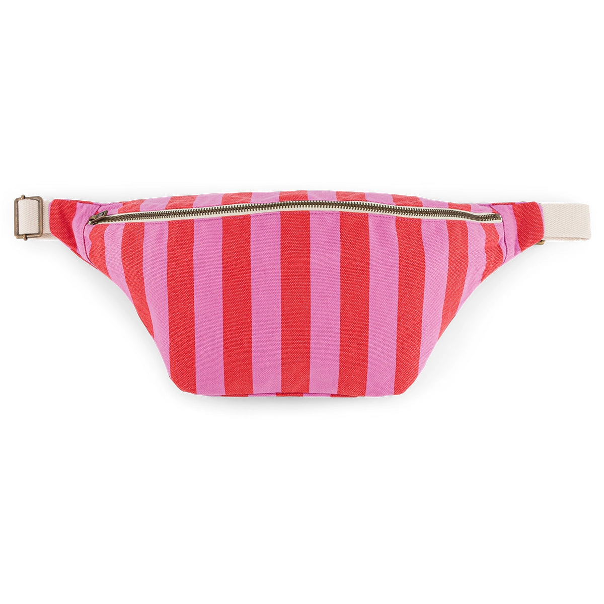 Bum bag - Orchid / Red Stripes