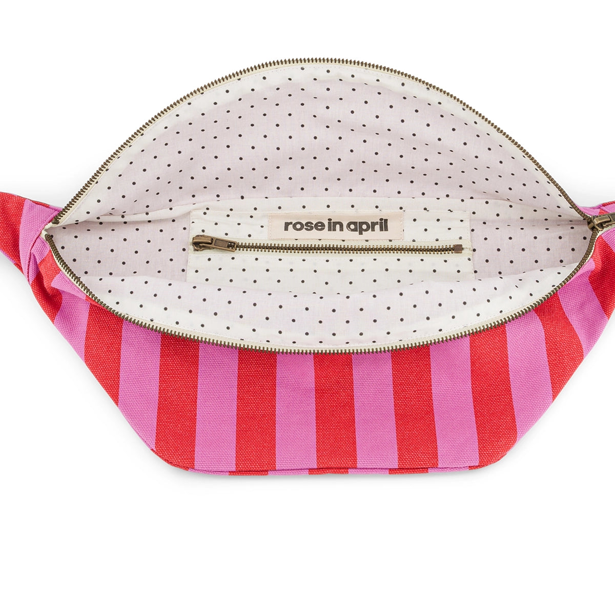 Bum bag - Orchid / Red Stripes