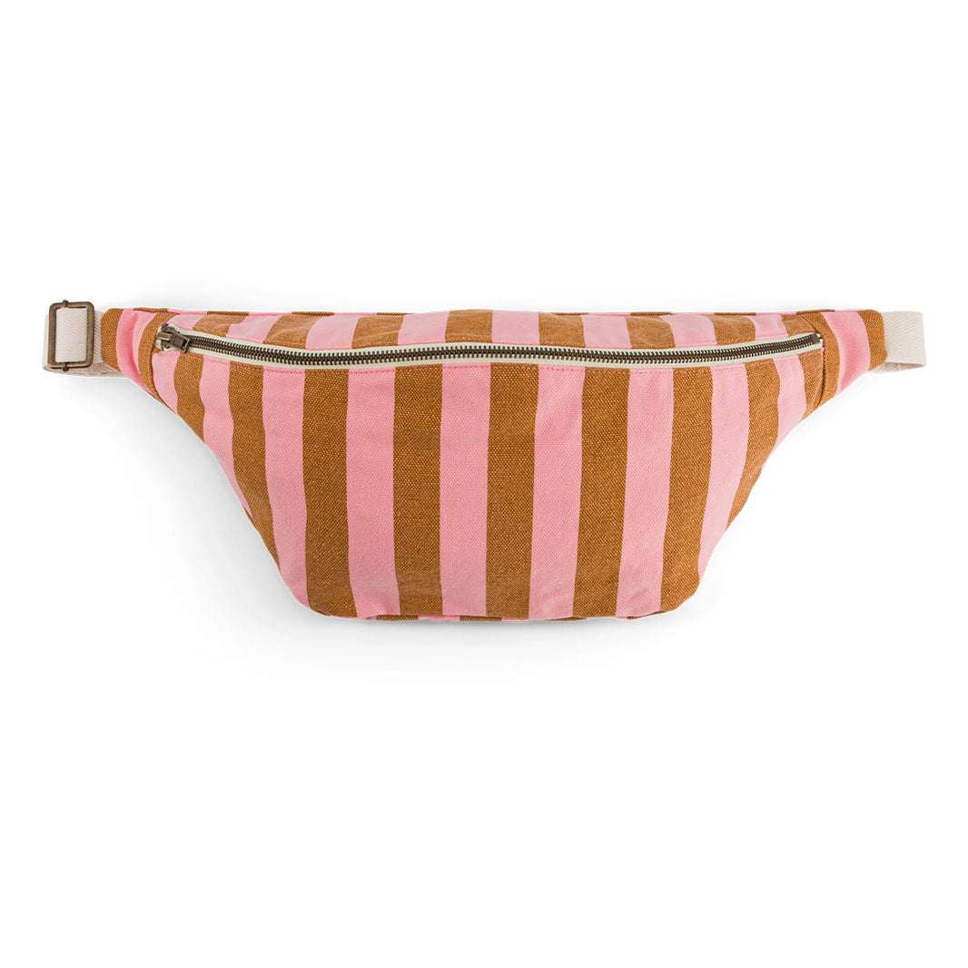 Bum bag - Caramel / Strawberry Stripes