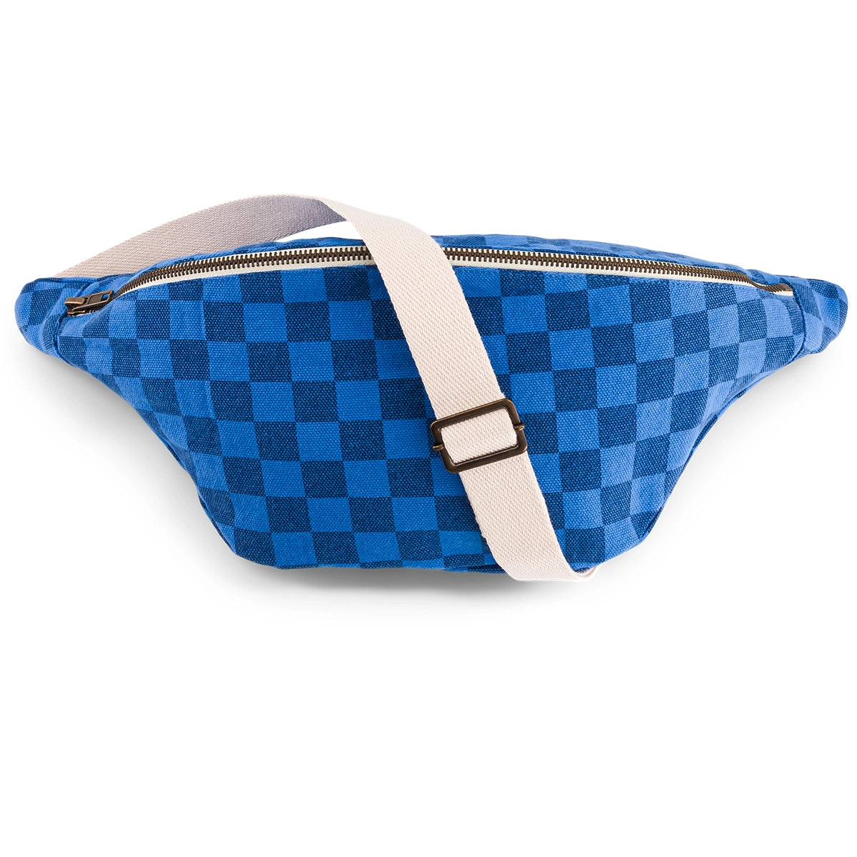 Bum bag - Checkerboard Greek blue / Navy blue