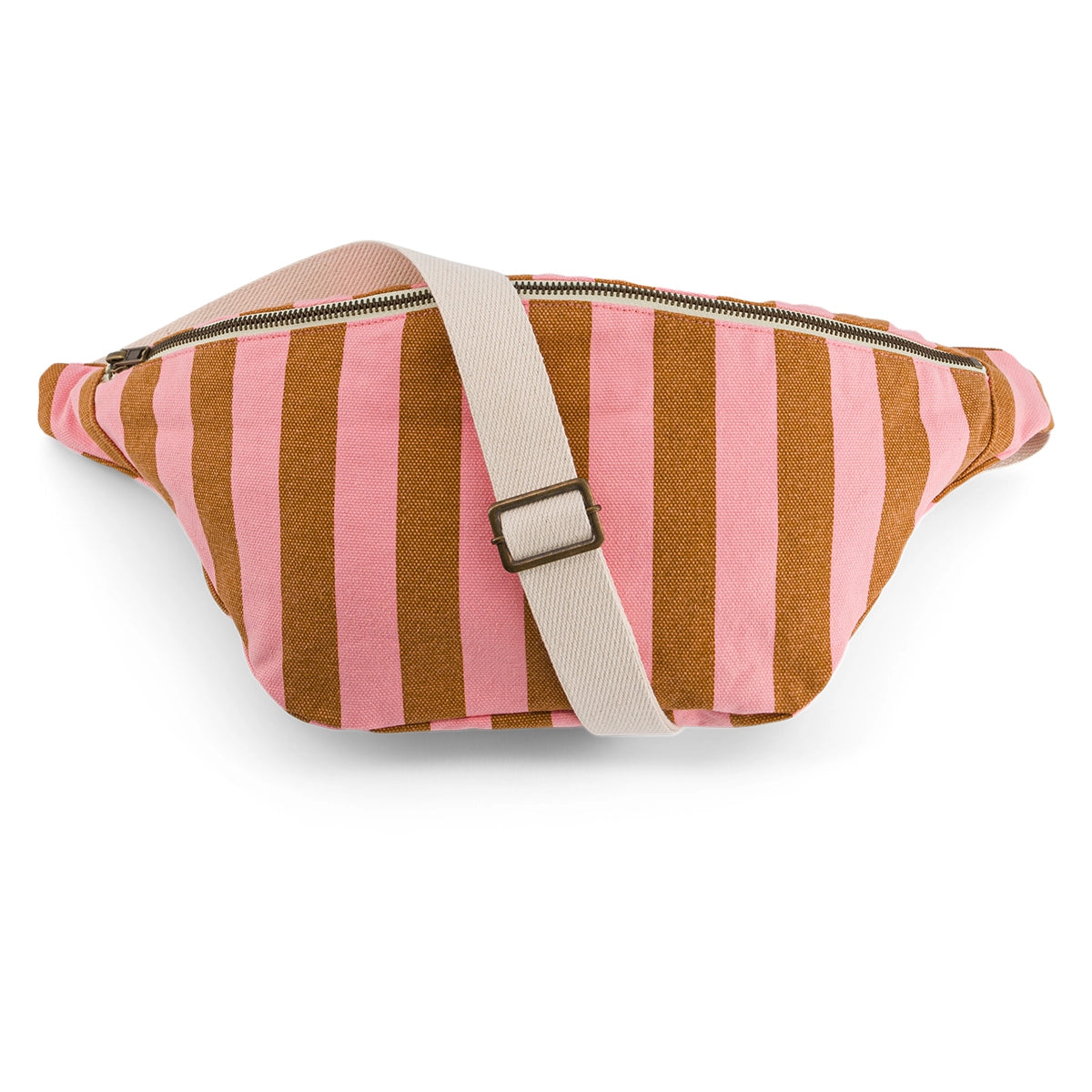 Bum bag - Caramel / Strawberry Stripes