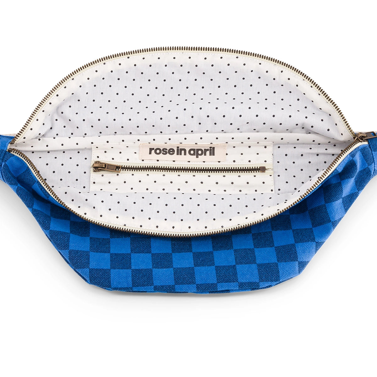 Bum bag - Checkerboard Greek blue / Navy blue