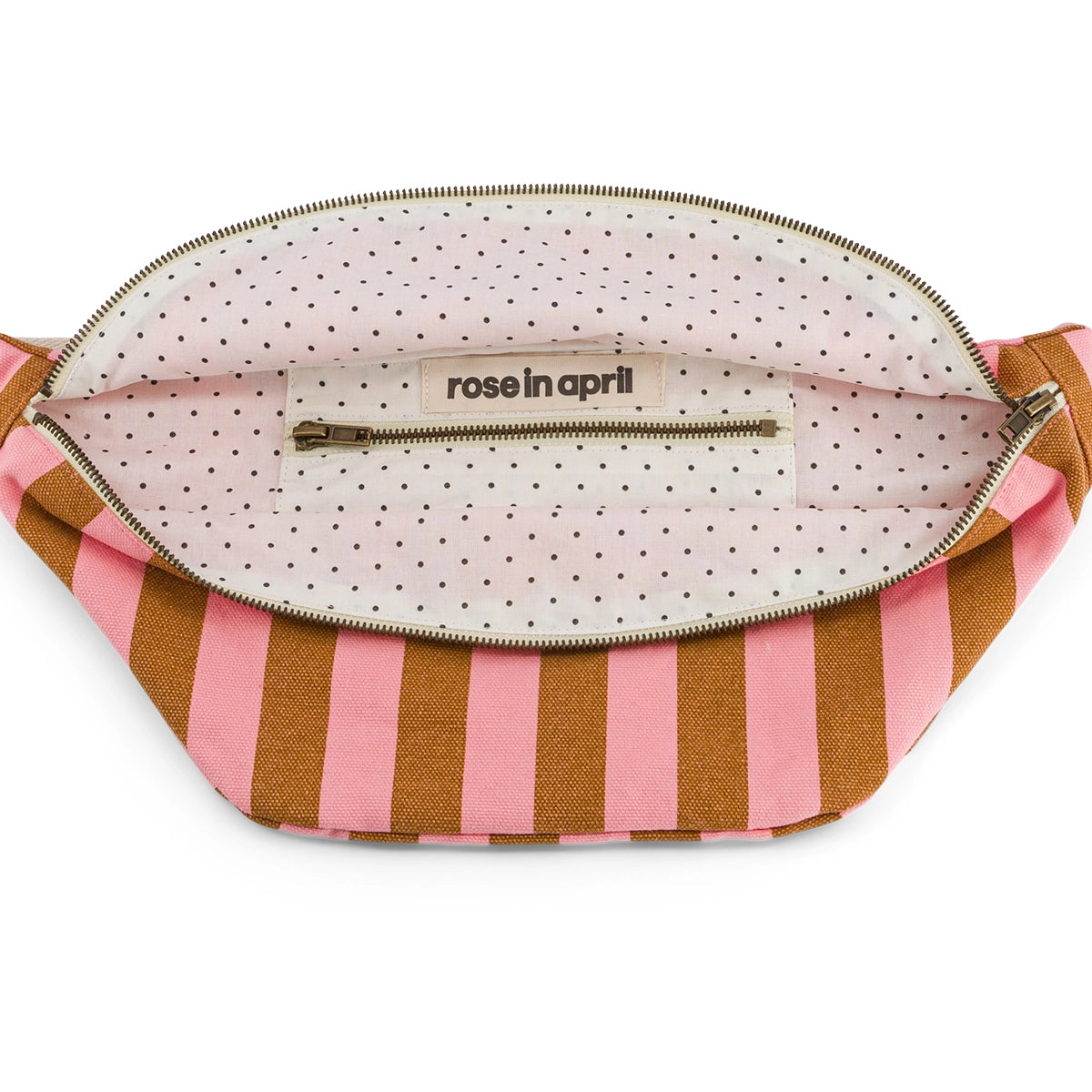 Bum bag - Caramel / Strawberry Stripes