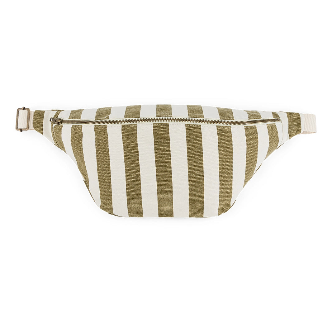 Bum bag - Olive/ Natural Stripes