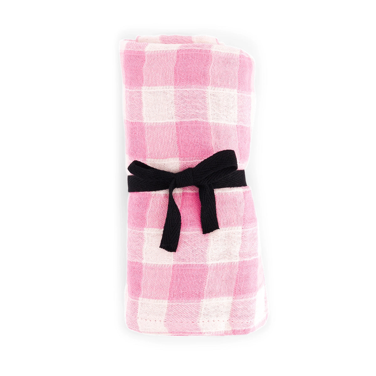 Swaddle - Bianca Gingham Check Neon Pink