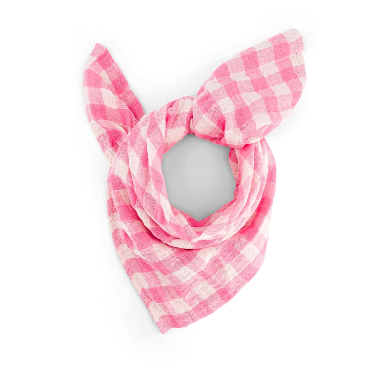 Swaddle - Bianca Gingham Check Neon Pink