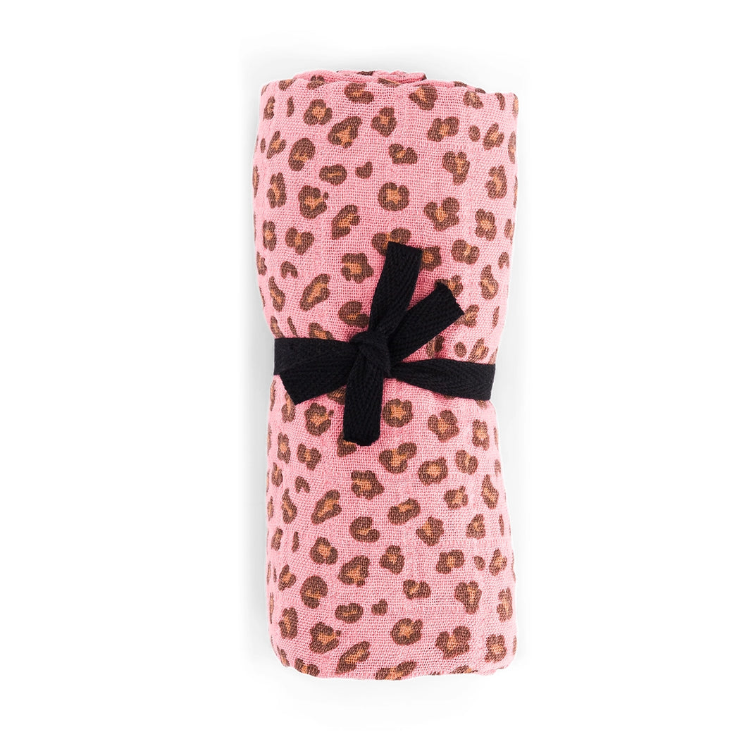 Swaddle - Bianca Mini Leopard Geranium