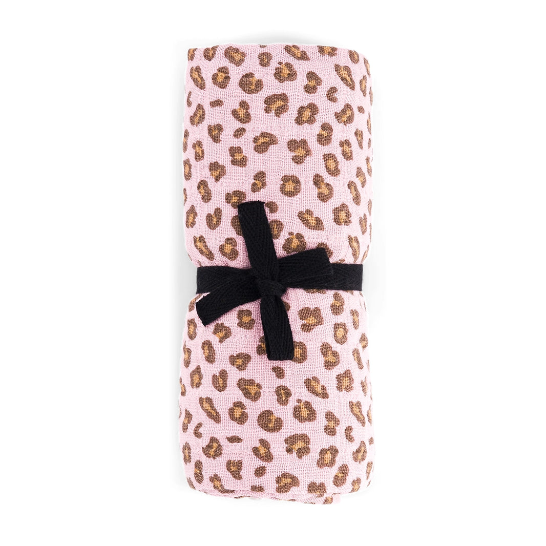 Swaddle - Bianca Mini Leopard Candy pink