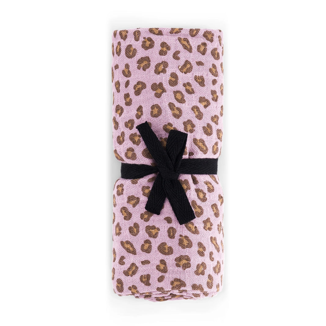 Swaddle - Bianca Mini Leopard Lilac