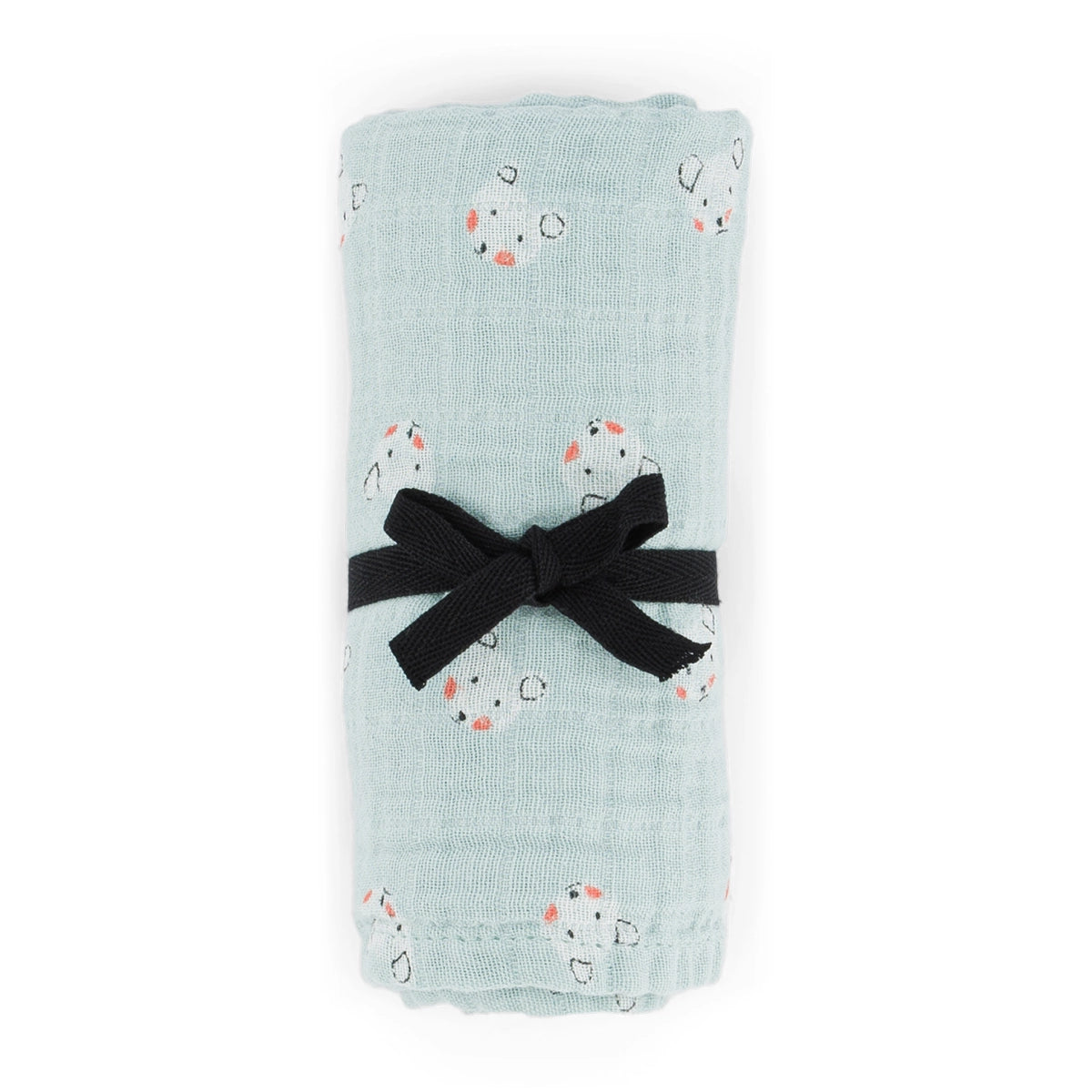 Swaddle - Bianca Teddy Blush Blue