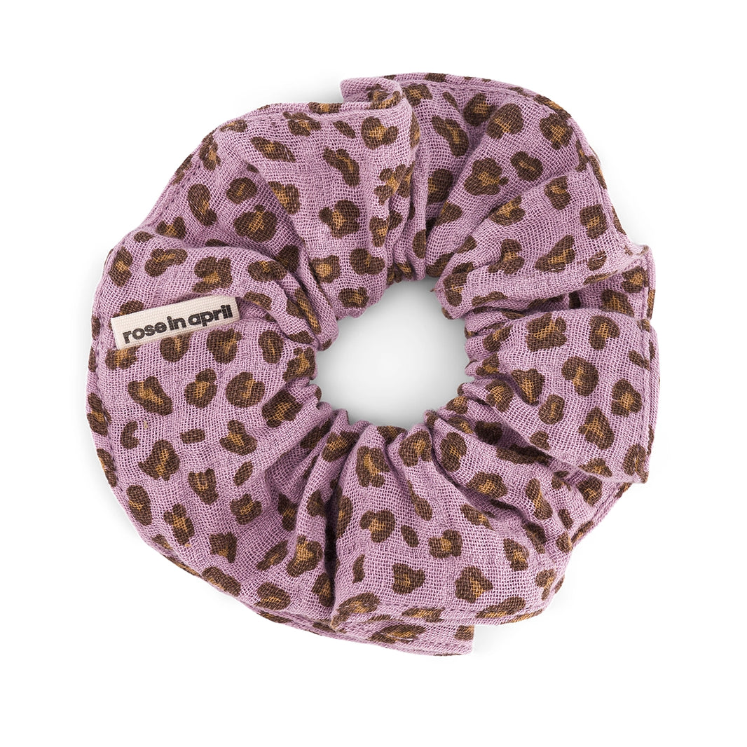 Scrunchie - Mini Leopard Lilac