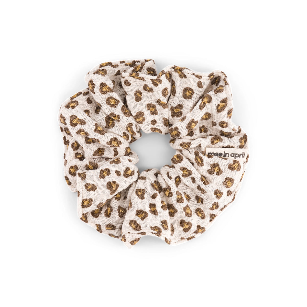 Scrunchie - Mini Leopard Greige