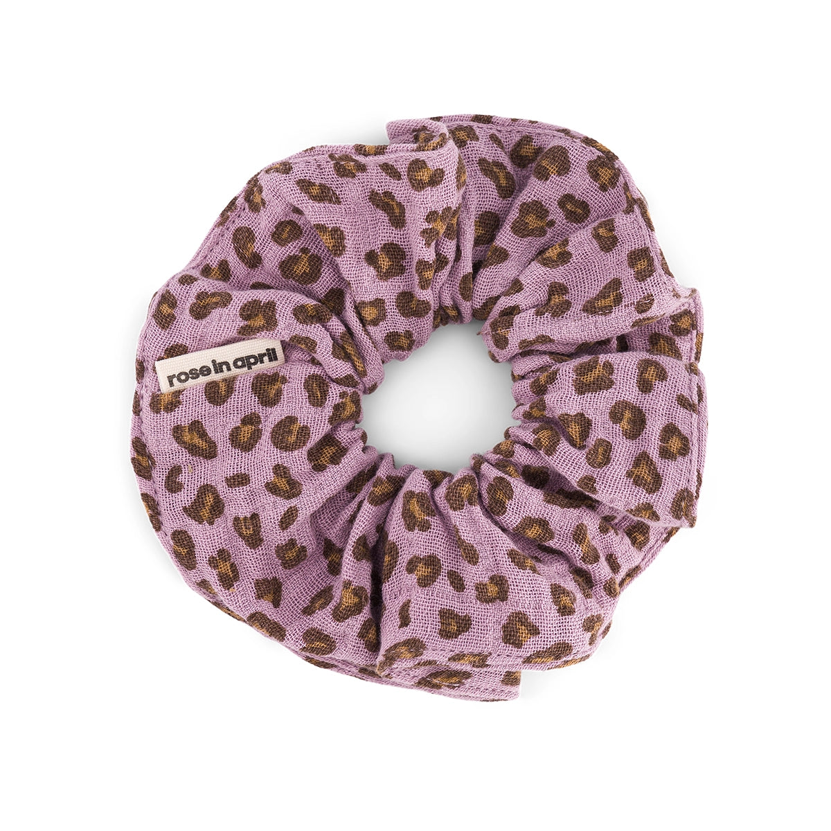 Scrunchie - Mini Leopard Lilac