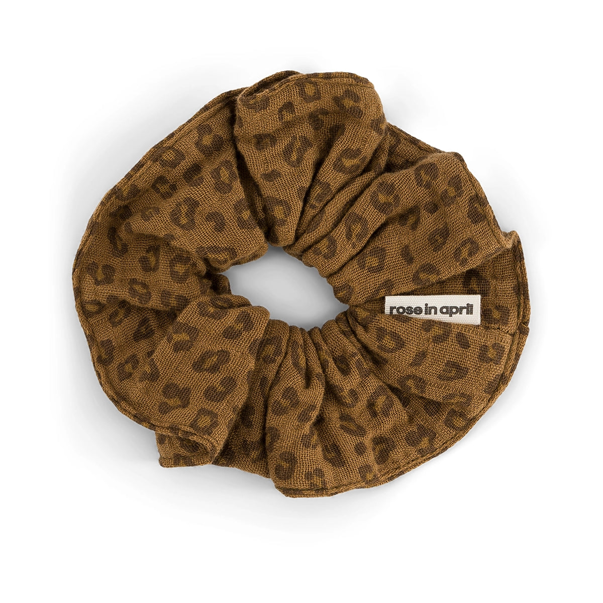 Scrunchie - Mini Leopard Cumin