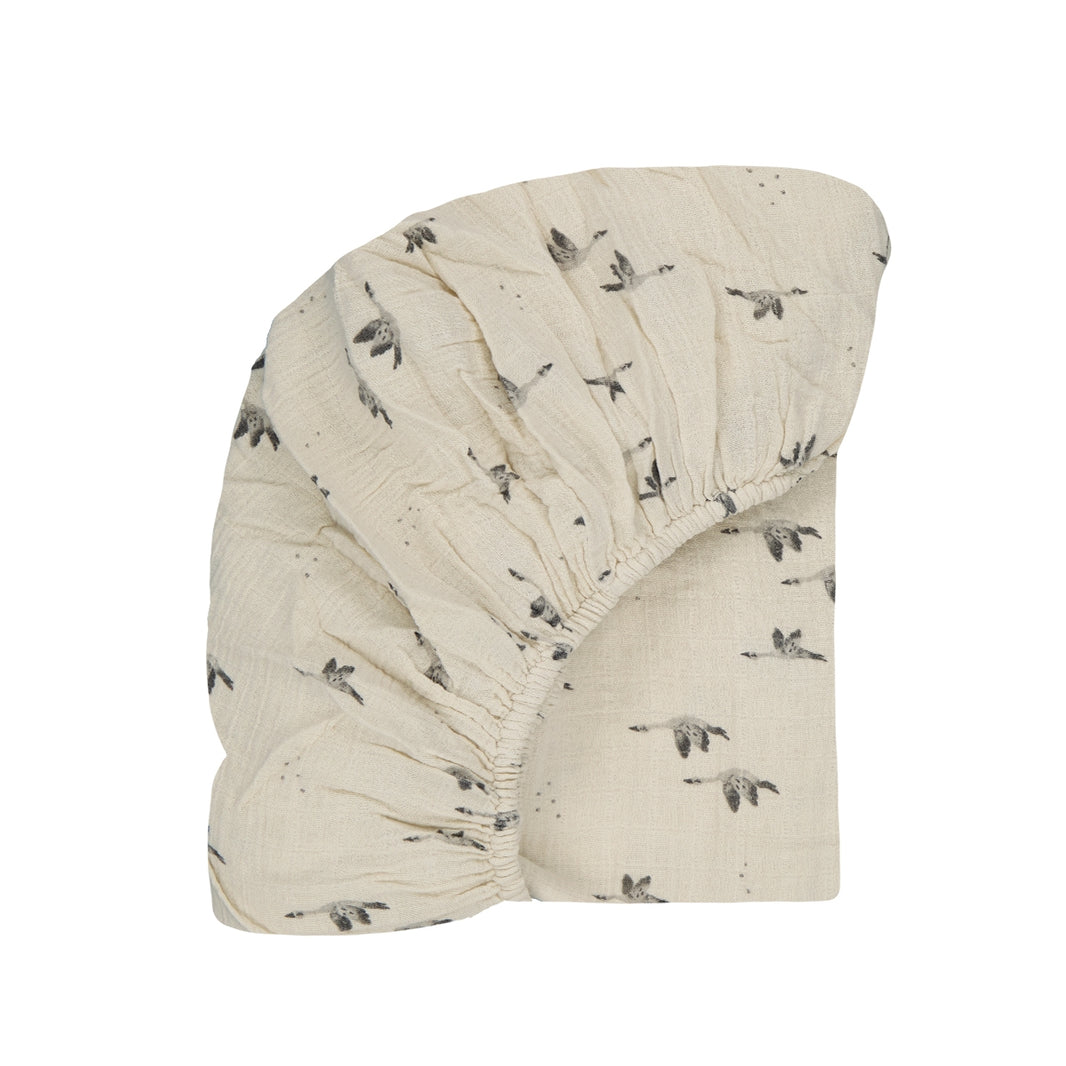 Fitted sheet - Olivia Goose Natural
