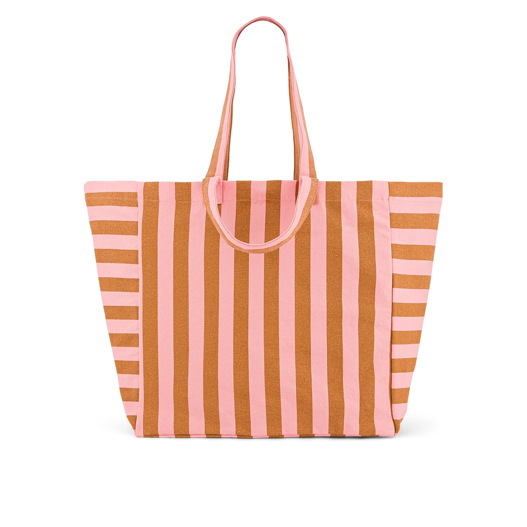 Tote bag - Elisa Caramel / Strawberry Stripes