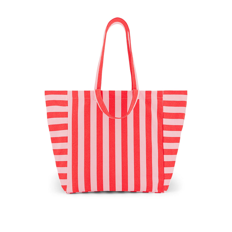 Tote bag - Elisa Candy pink / Red Stripes