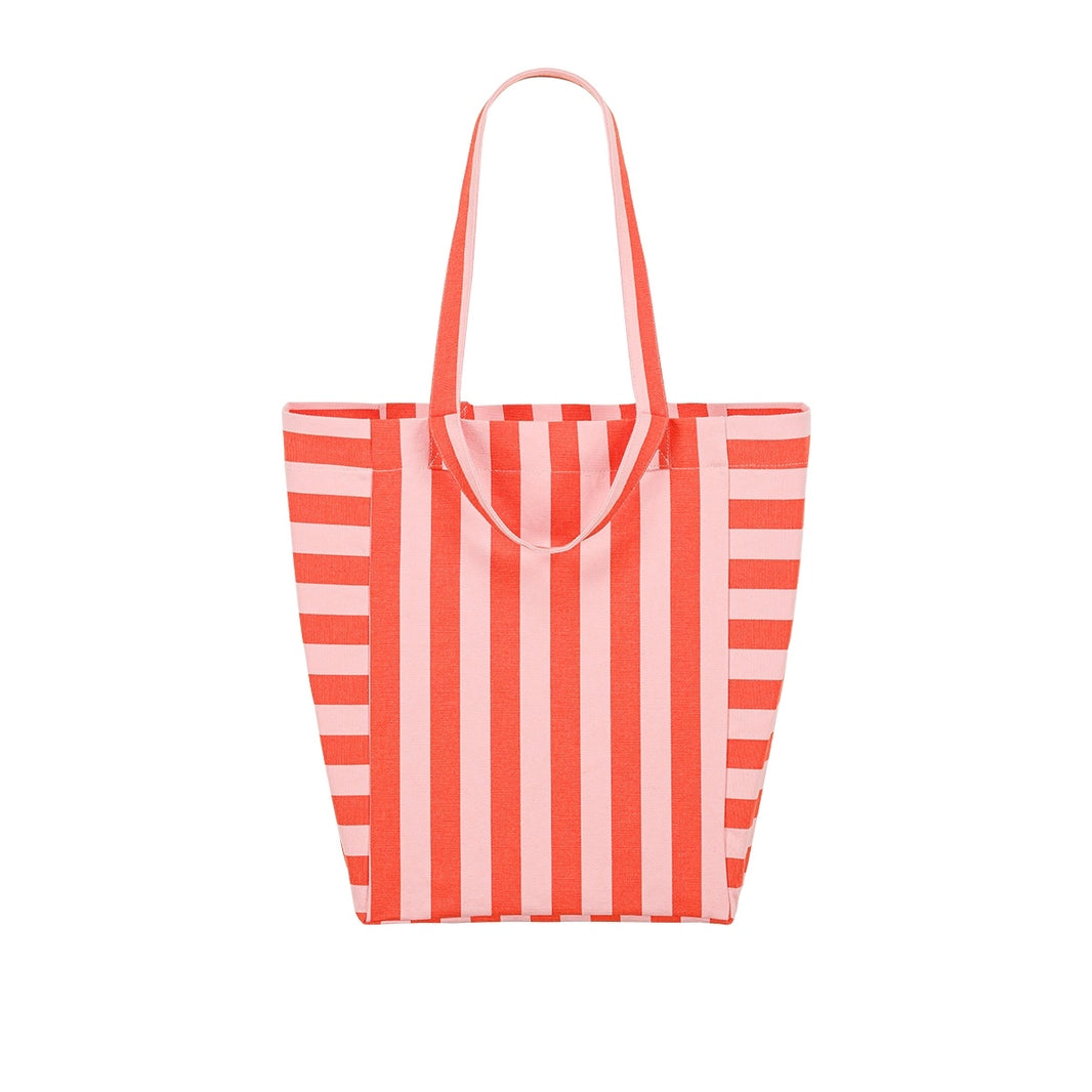 Tote bag - Elisabeth Candy pink / Red Stripes 