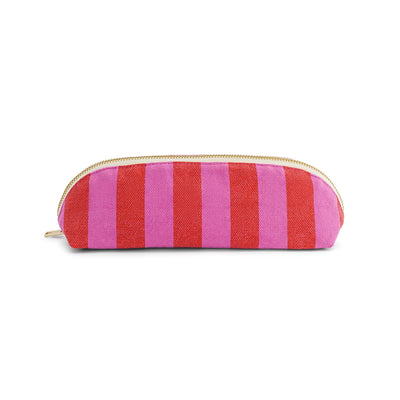 Pencil case - Gaston Orchid / Red Stripes 
