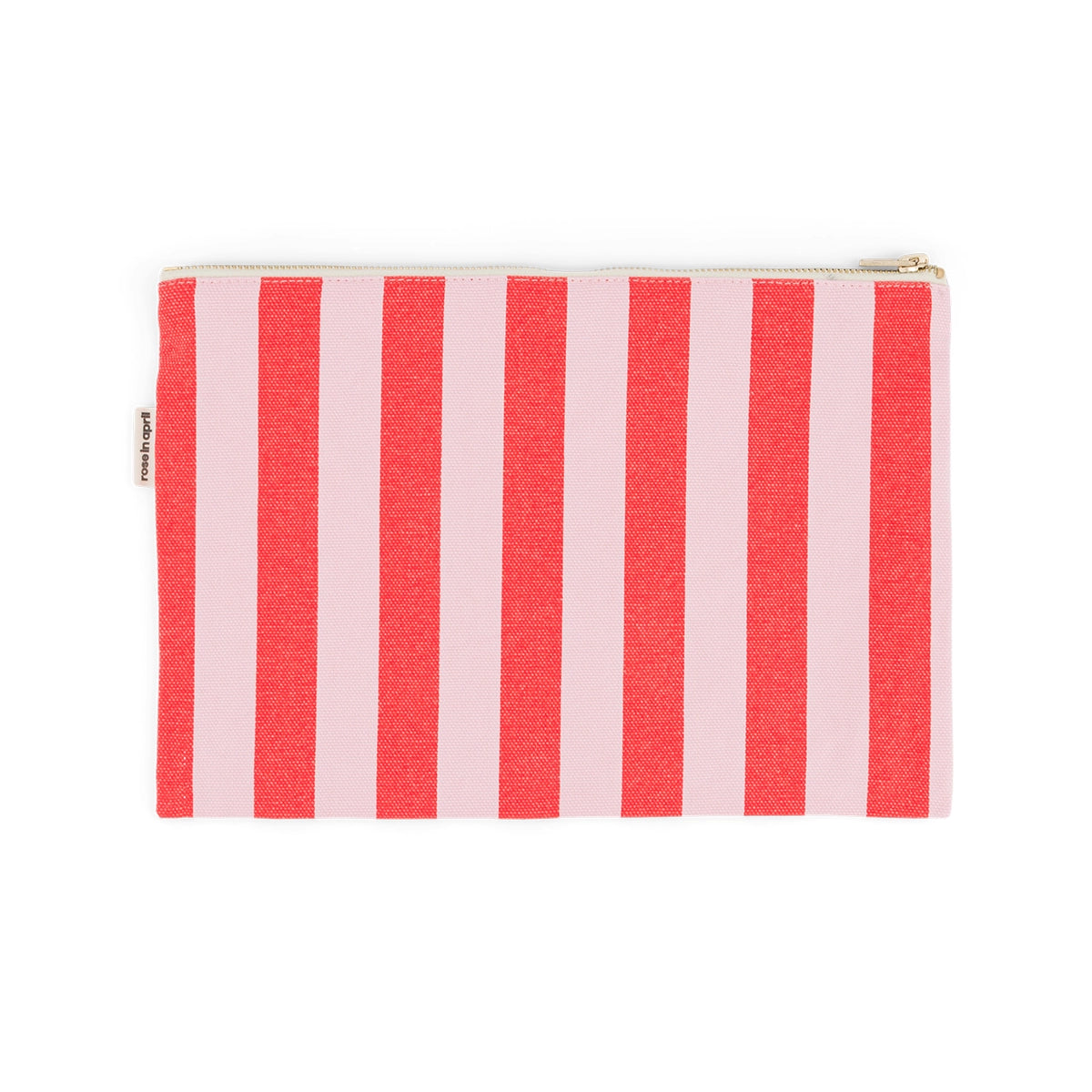 Pochette - Lili Rayures Candy pink / Rouge