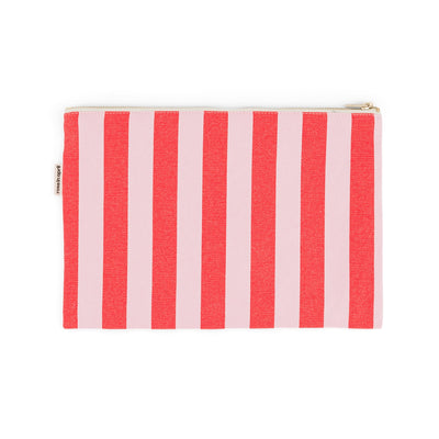 Pouch - Lili Candy pink / Red Stripes