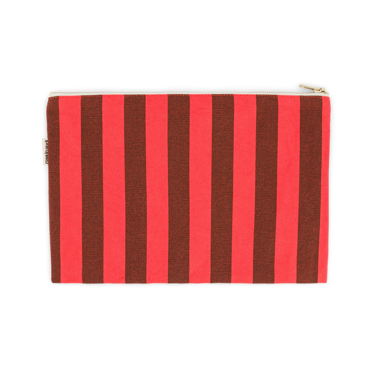 Pouch - Lili Brown / Red Stripes