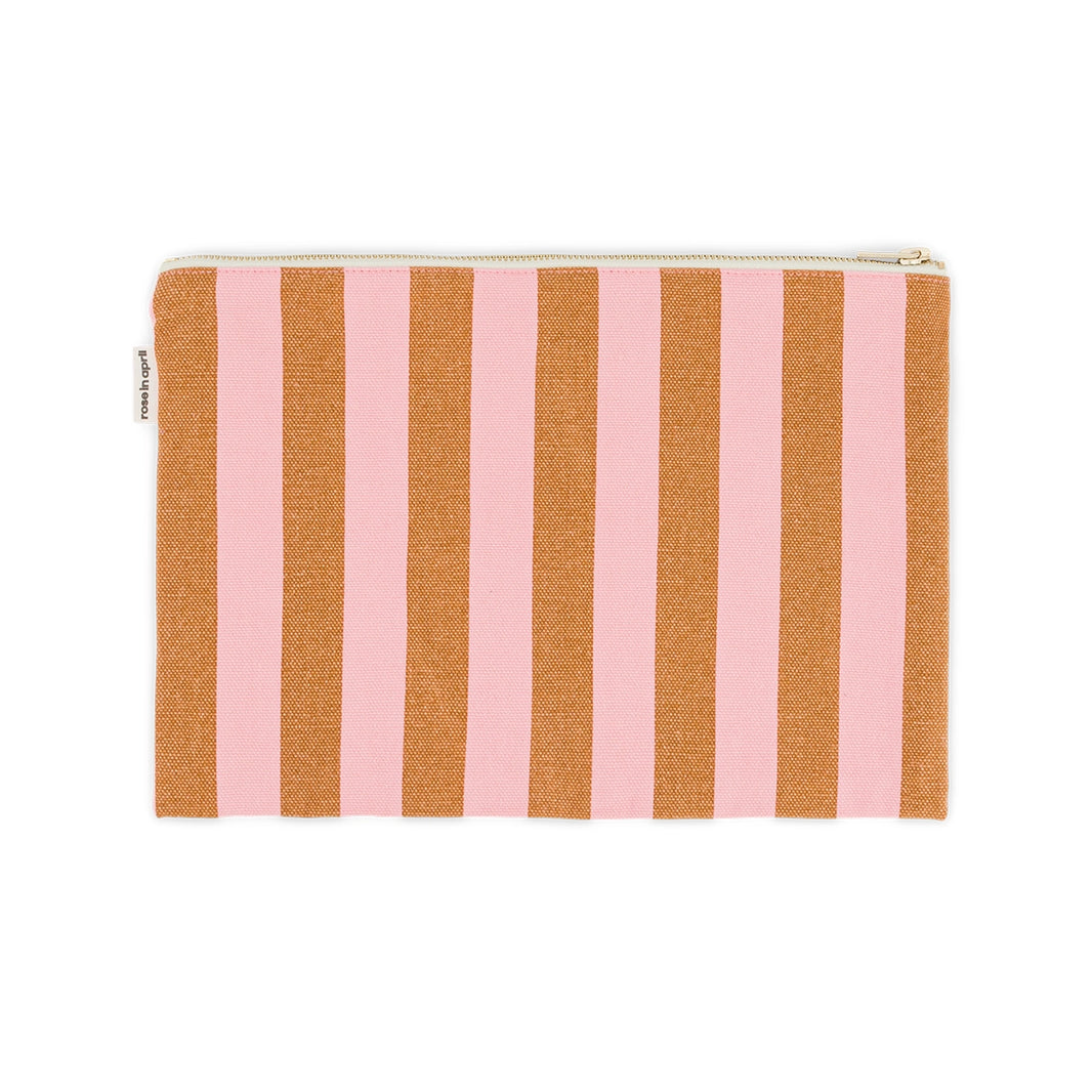 Pouch - Lili Caramel / Strawberry Stripes