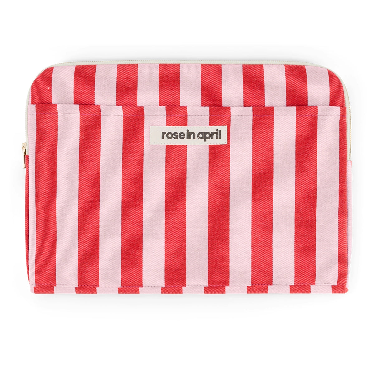 Laptop sleeve 13&14" - Octave Stripes Candy pink / Red