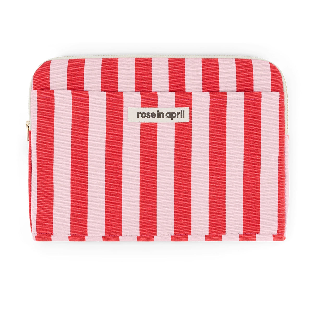 Housse d'ordinateur 13&14" - Octave Rayures Candy pink / Rouge
