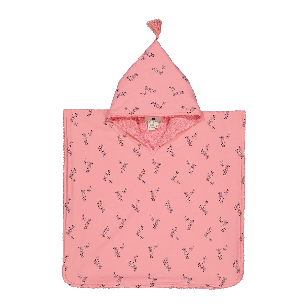 Poncho de bain - Pepito Perroquet Strawberry