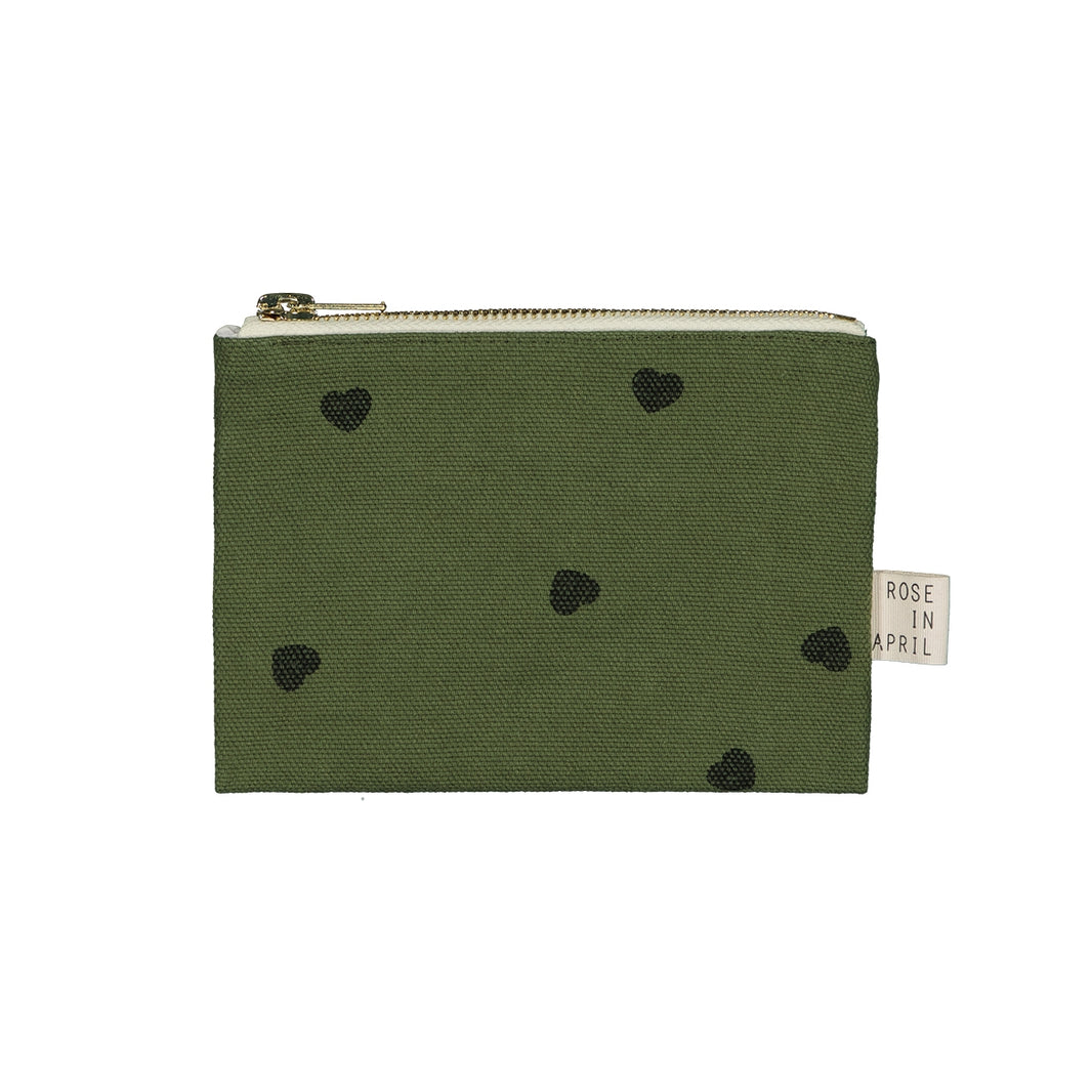 Purse - Marie Khaki Heart