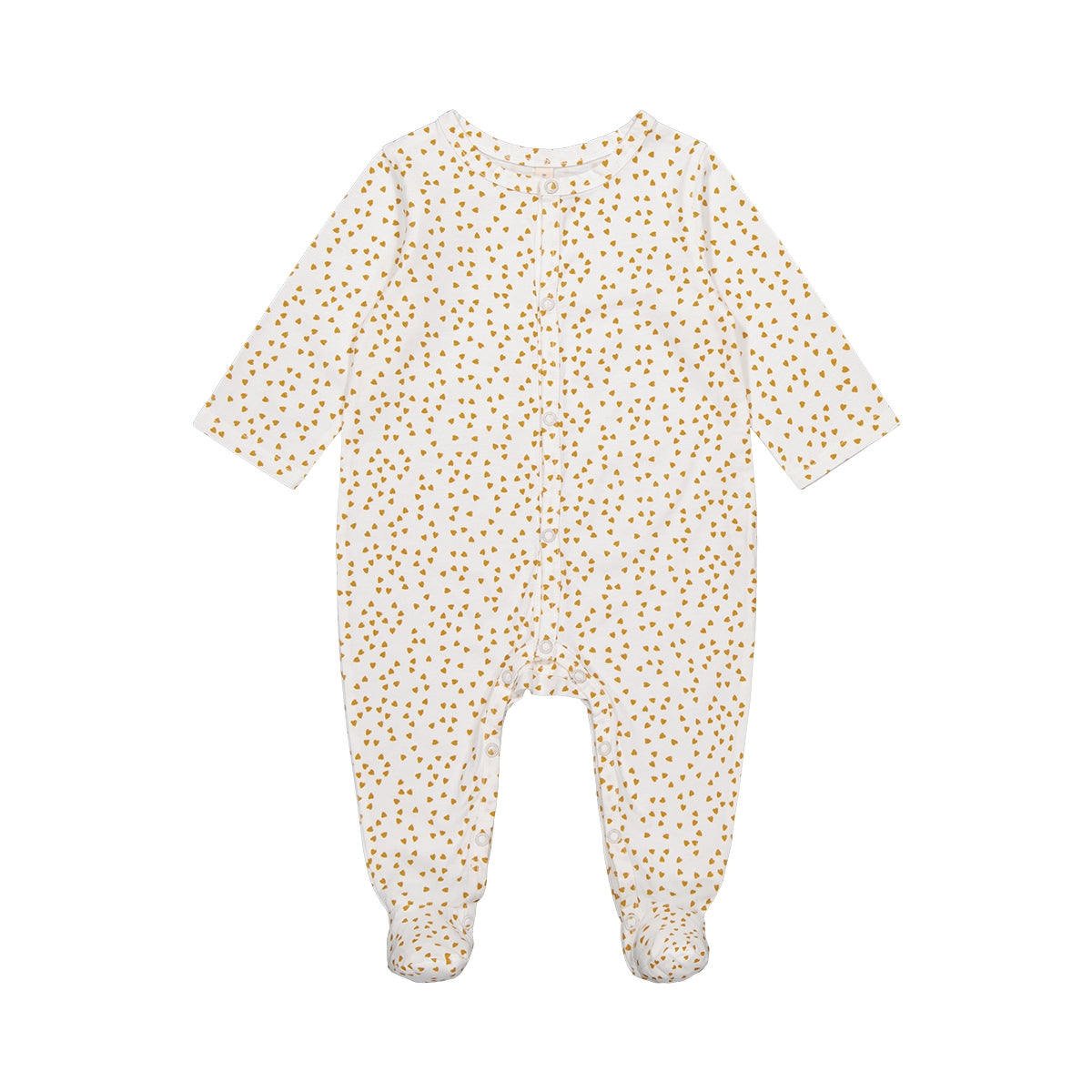 Pajamas - Amalia Mini heart Mustard