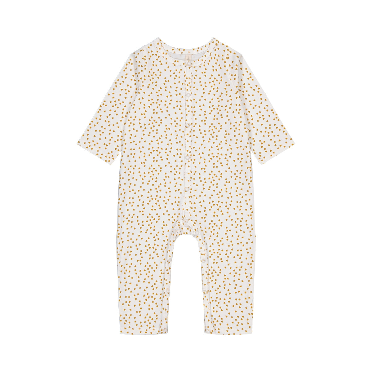 Pajamas - Pia Mini heart Mustard