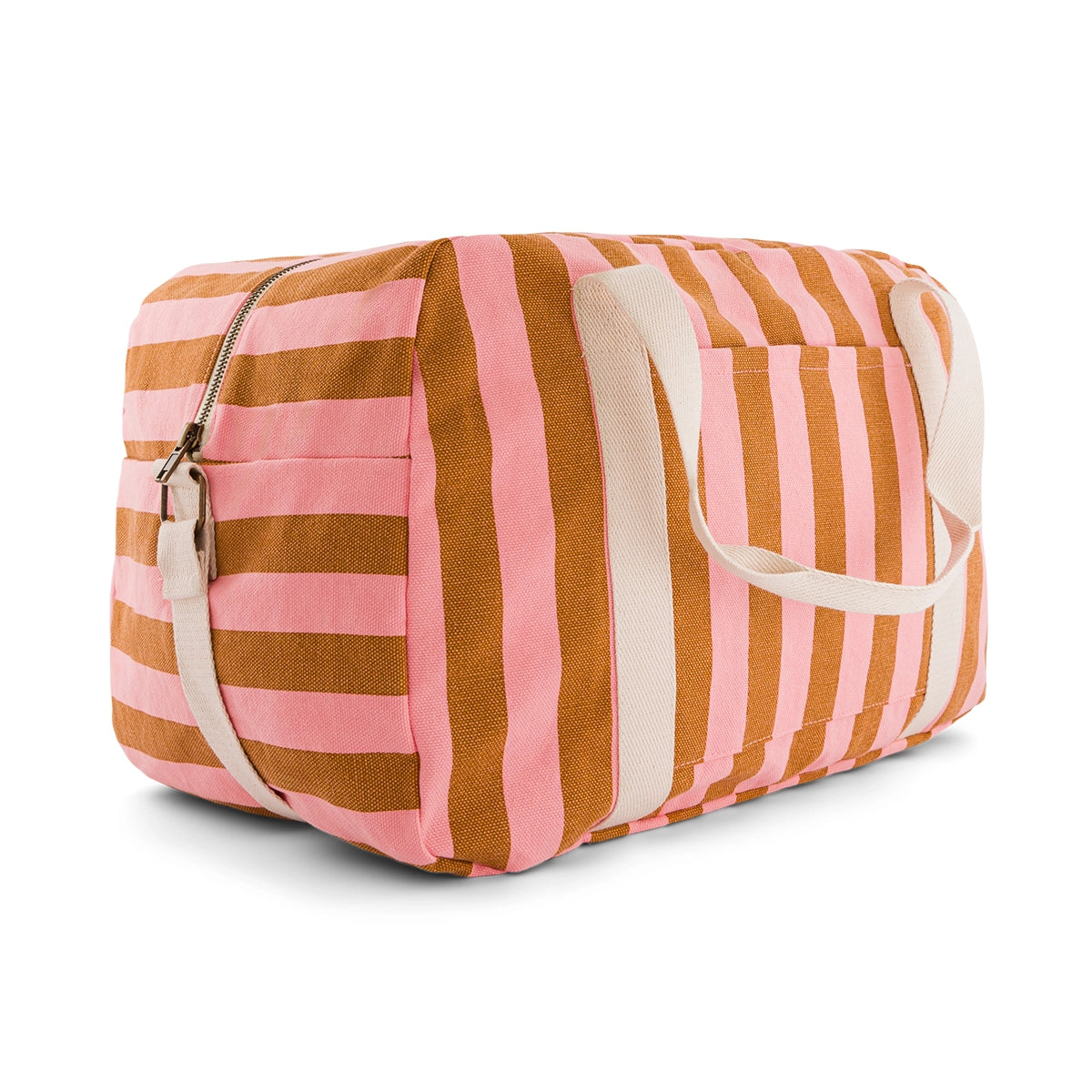 Diaper bag - Raphael Caramel / Strawberry Stripes