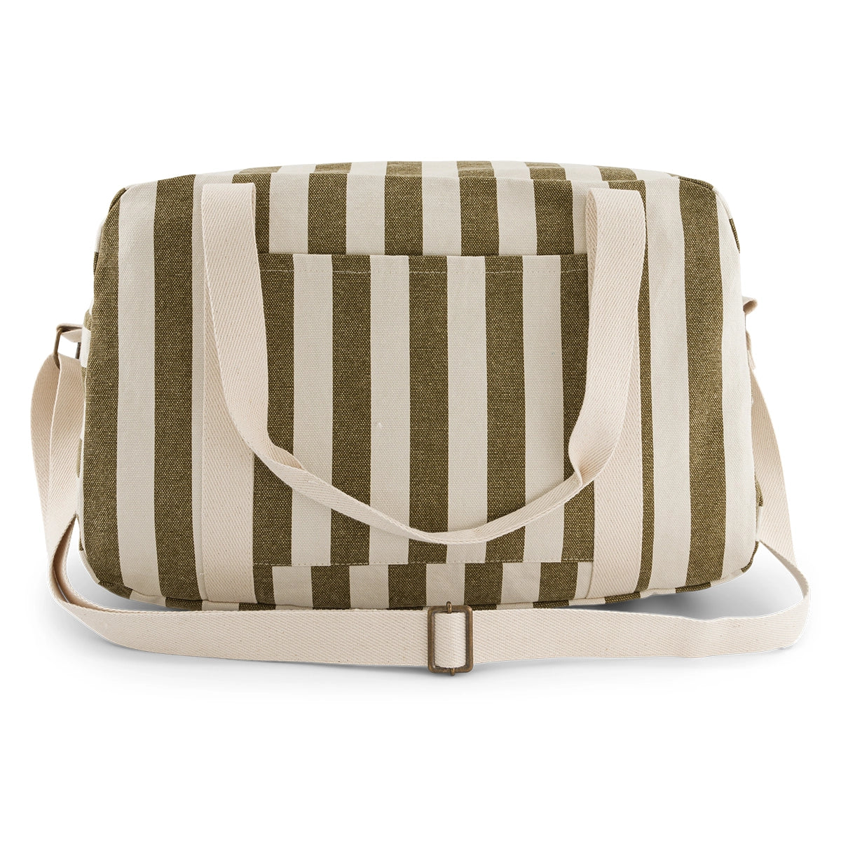 Diaper bag - Raphael Olive / Greige Stripes