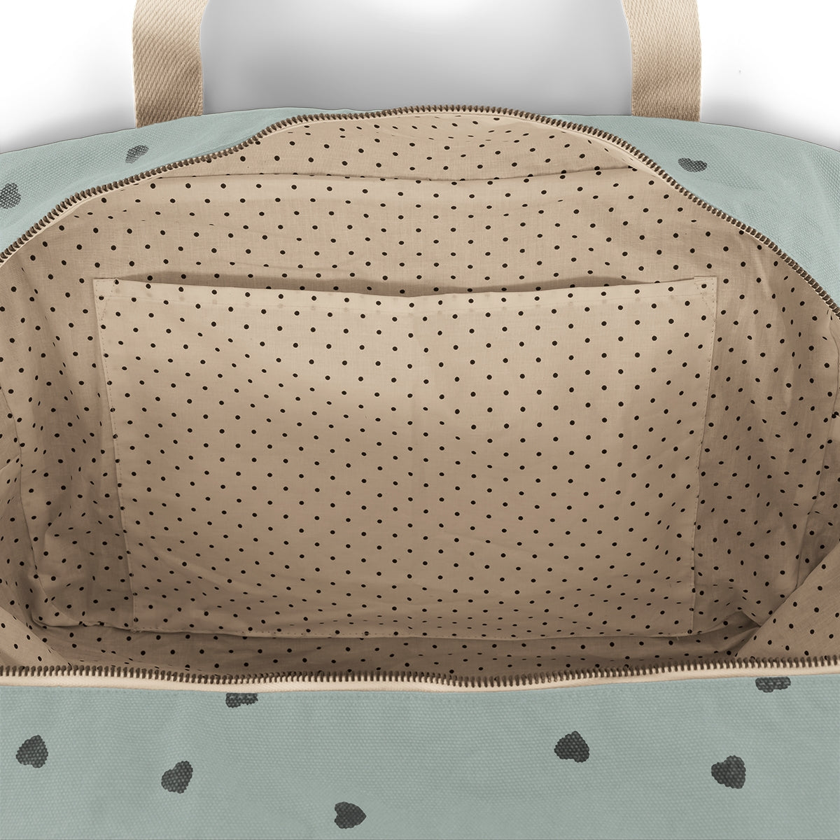 Diaper bag - Raphael Blue spray Heart