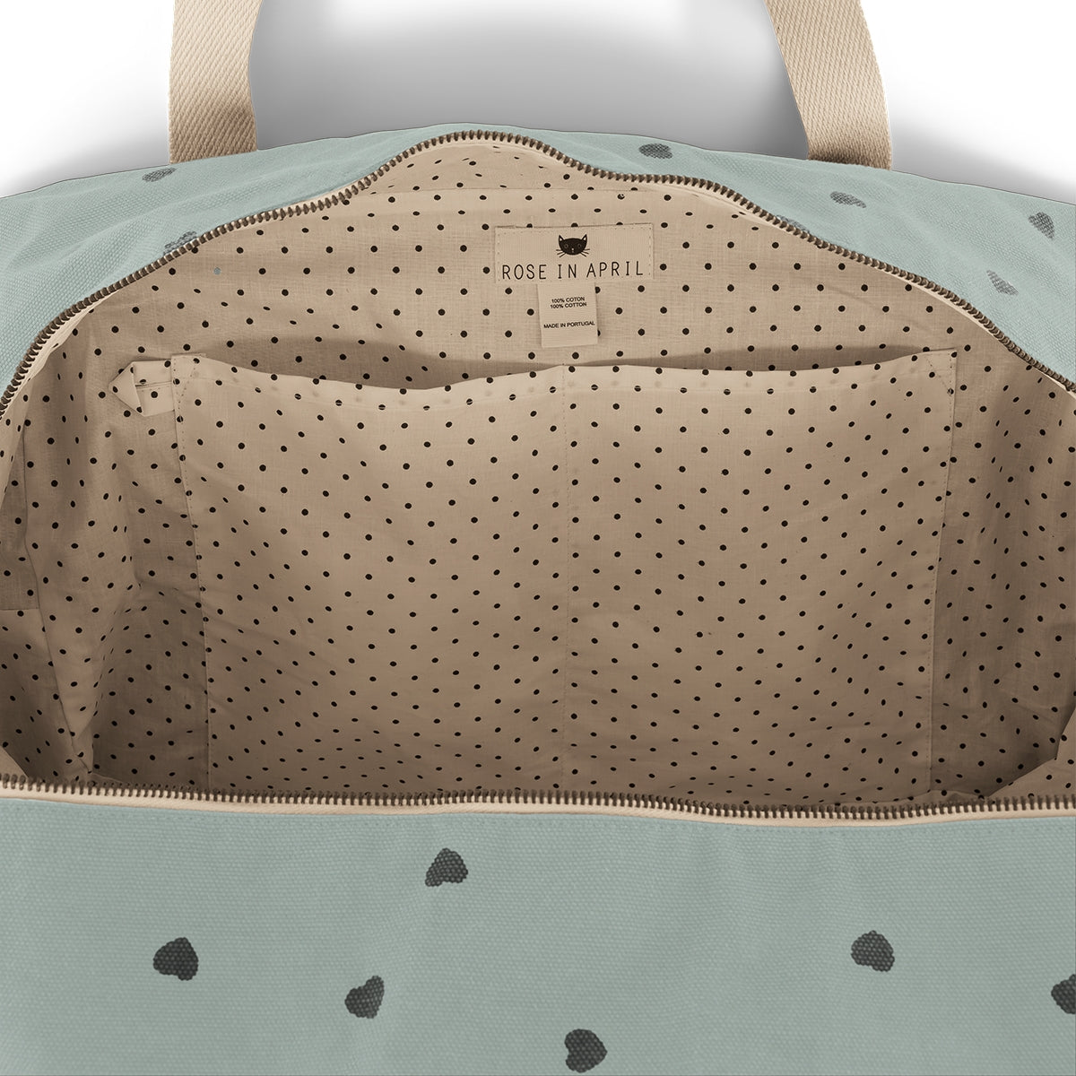 Diaper bag - Raphael Blue spray Heart