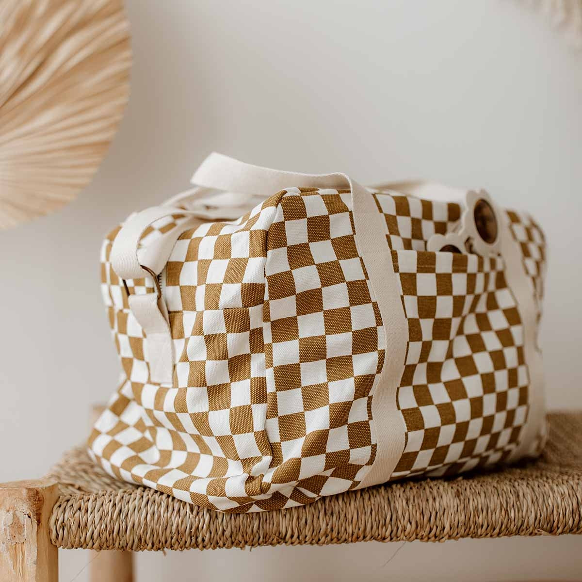 Diaper bag Raphael New Checkerboard Caramel - Main Image