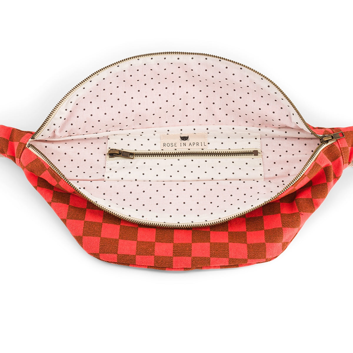 Bum bag Coral Checkerboard