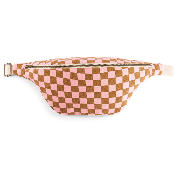 Strawberry Checkerboard Bum bag I Accessories I Rose in April