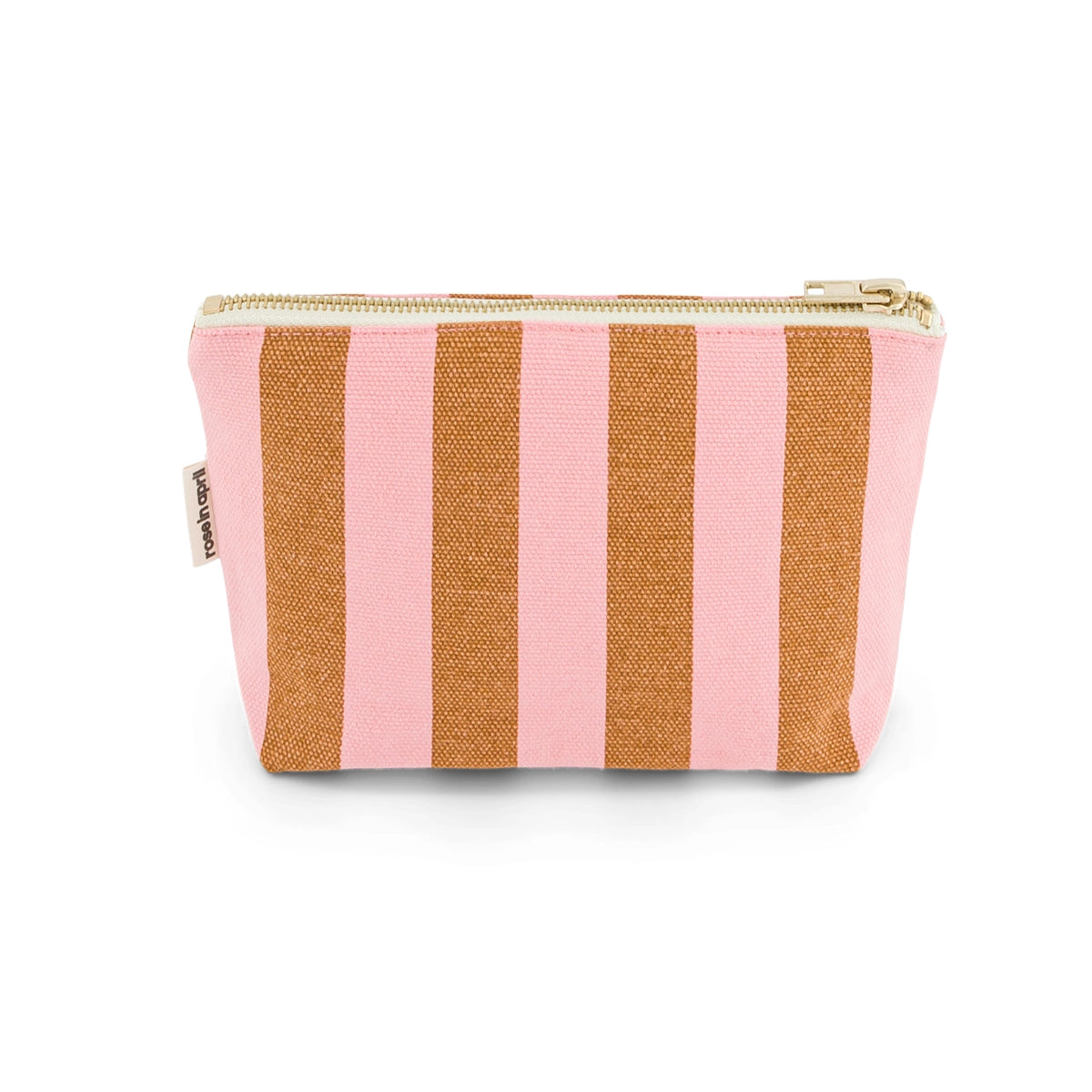 Trousse - Sofia Rayures Caramel / Strawberry