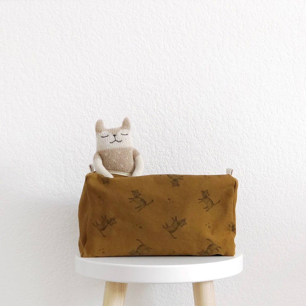 Wash bag - Vic Cat Cumin